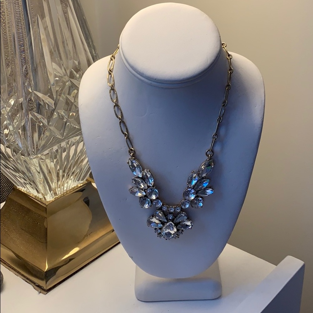 Rhinestone statement necklace J. Crew